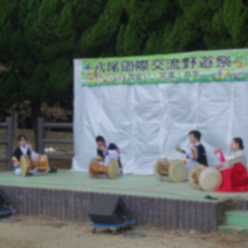 韓国伝統打楽器演奏